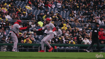 Home Run Celebration GIF by Cincinnati Reds