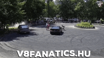 Drift Burnout GIF by V8 Fanatics