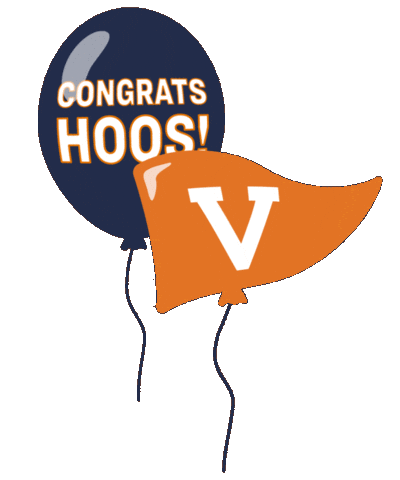 Wahoowa Congrats Grad Sticker by UVA Alumni Association