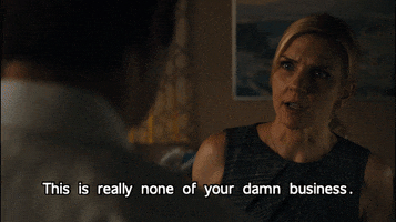 None Of Your Business Kim Wexler GIF by Better Call Saul