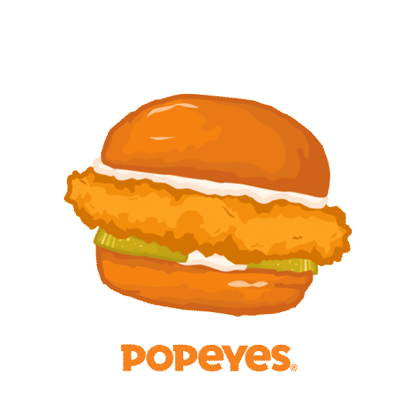 Hungry Make It Rain Sticker by Popeyes Chicken for iOS & Android GIPHY