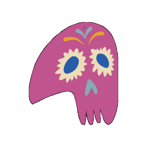 Dia De Los Muertos Calavera Sticker