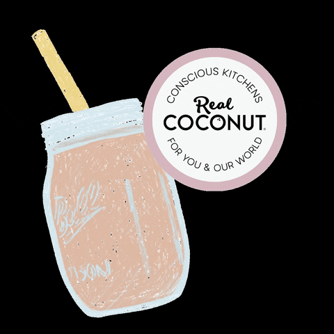 Coconut Milk Smoothies Real Coconut GIF by Real coconut kitchen