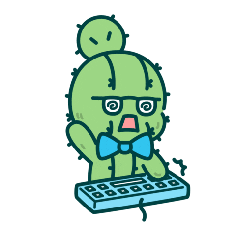 Working Play Hard Sticker by やっほ Prickles!