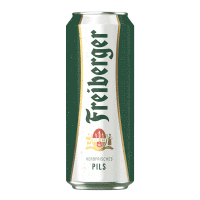 Bier Dose Sticker by Freiberger