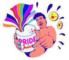 Illustration Rainbow Sticker by Playbook