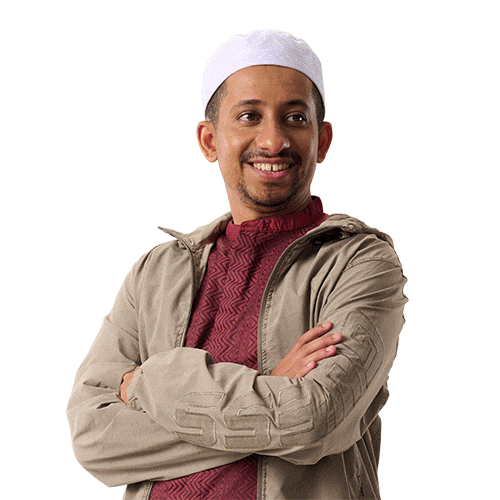 Muslim Habib Sticker by SKAK STUDIOS