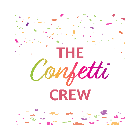 The Confetti Crew Sticker