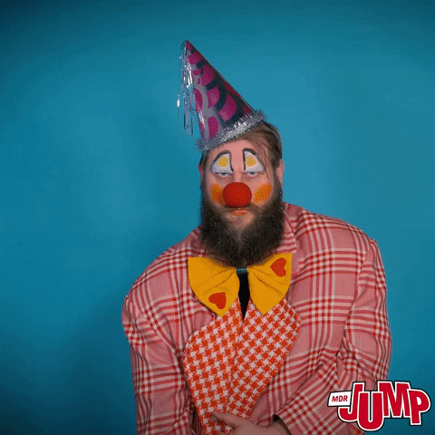 Jump Clown GIF by Mitteldeutscher Rundfunk