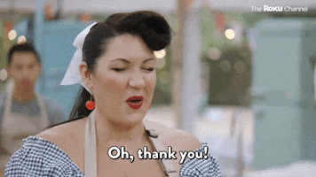 Bake Off Thank You GIF by The Roku Channel