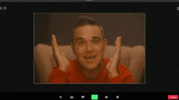 Christmas Zoom GIF by Robbie Williams