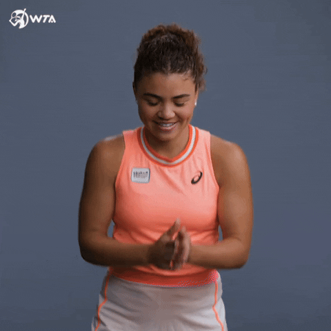 Laugh Tennis GIF by WTA