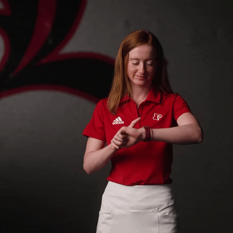 Watch Delay GIF by Louisville Cardinals
