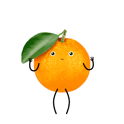 Happy Orange Sticker by AgenciaBatterflay