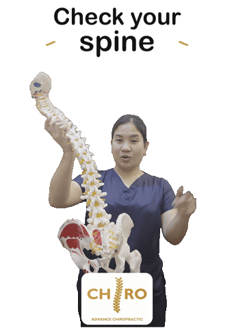 Spine Sticker by Advance Chiropractic
