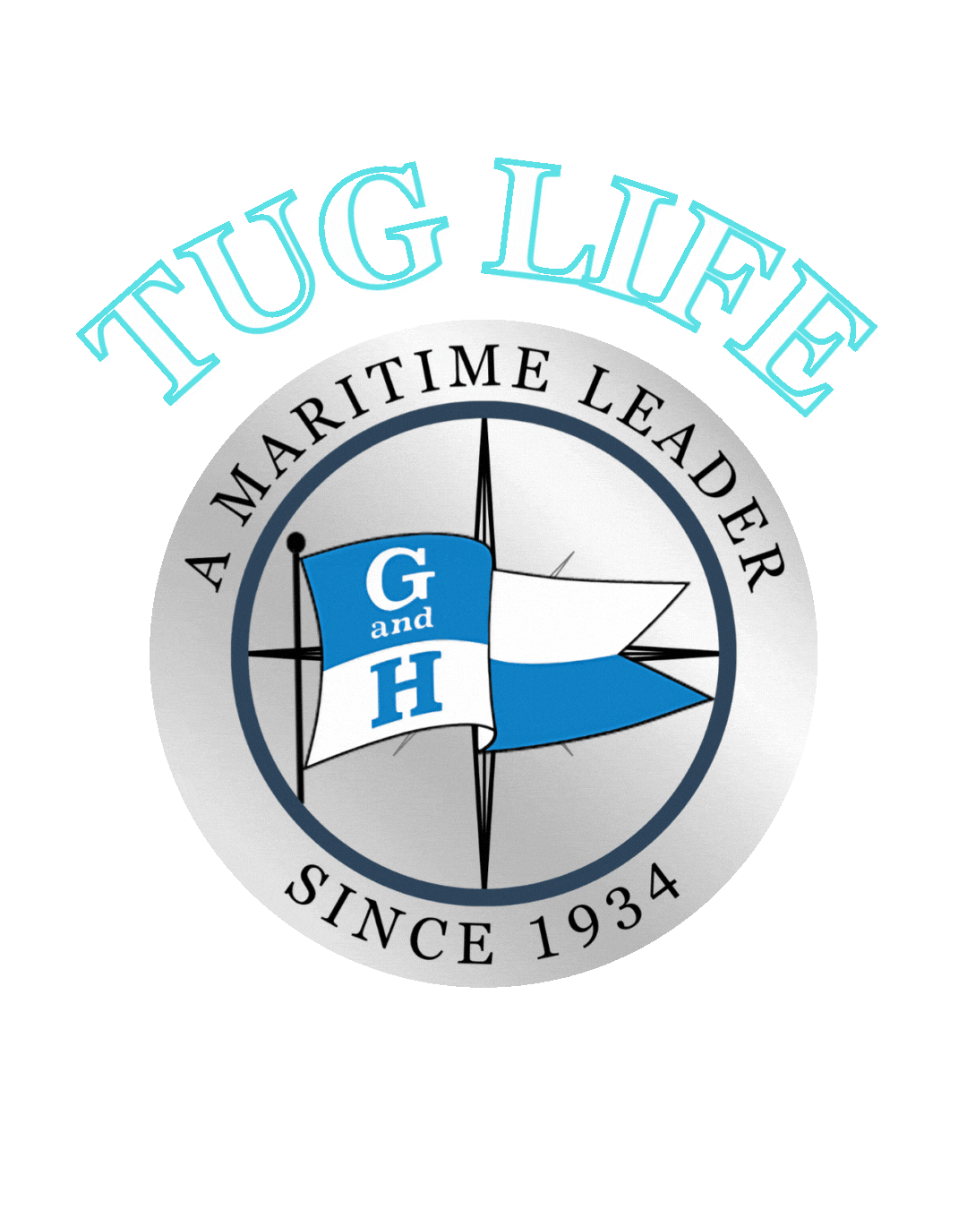 Tuglife Gandh Sticker by G and H Towing