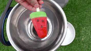 ExperimenMeatGrinder funny ice cream meat watermelon GIF