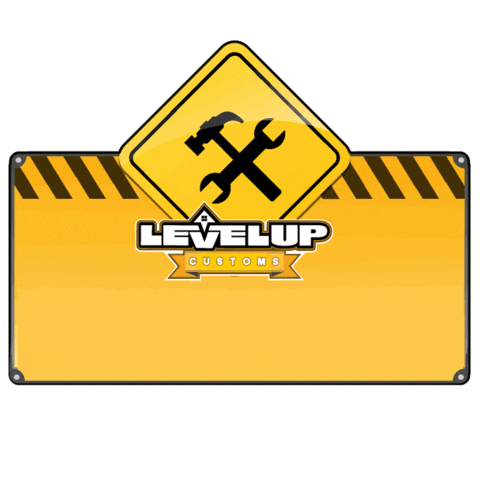 Level Up Wow Sticker by Level Up Customs