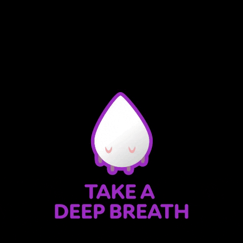 Relaxed Take A Deep Breath GIF by Health Promotion Board Singapore