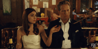 aya cash wedding GIF by You're The Worst 