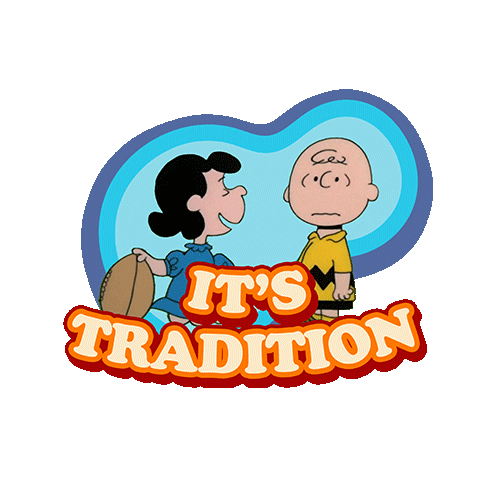 Charlie Brown Football Sticker by Peanuts