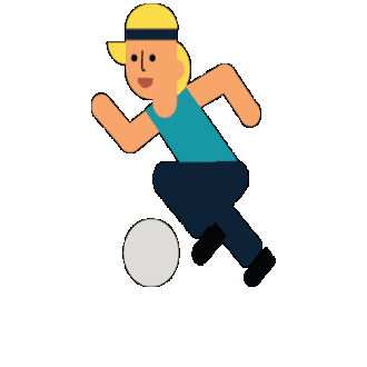 Soccer Player Football Sticker by CARE | Circular Households