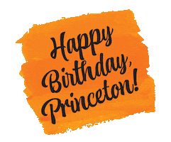 Happy Birthday Princeton Sticker by Princeton University