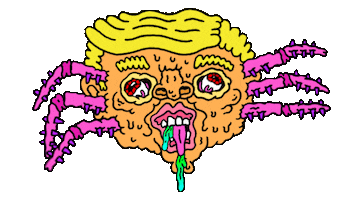Trump Sticker by Deap Vally