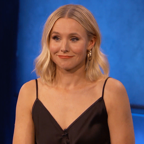 Kristen Bell Idk GIF by Team Coco Find & Share on GIPHY