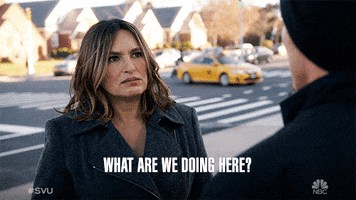 What Are We Doing Here Olivia Benson GIF by Law & Order