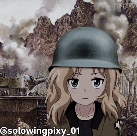 Girls Und Panzer Kay GIF
