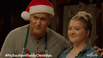 Christmas Laughing GIF by Hallmark Channel