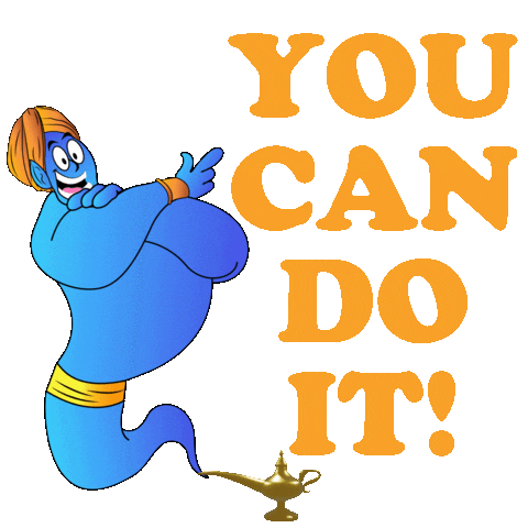 Happy You Can Do It Sticker