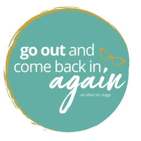 An Idiot On Stage Sticker