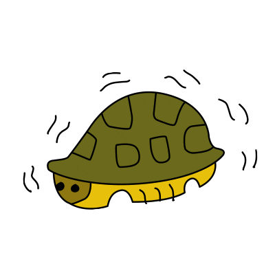 Turtle Shell Sticker by Lowi for iOS & Android | GIPHY
