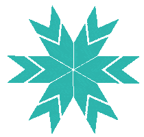 Schneeflocke Sticker by Kaestle