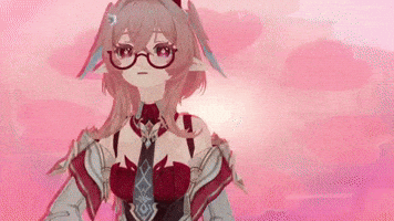 Glasses Hearts GIF