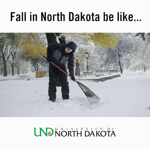 North Dakota Fall GIF by University of North Dakota