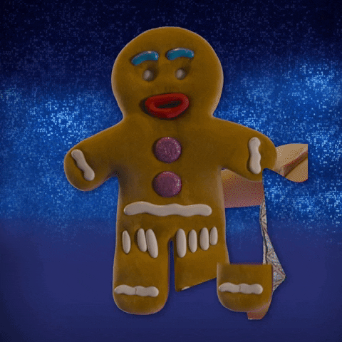 ShrekMusicalAU shrek gingerbread gingerbreadman gingy GIF