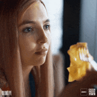 killing eve eating GIF by BBC America