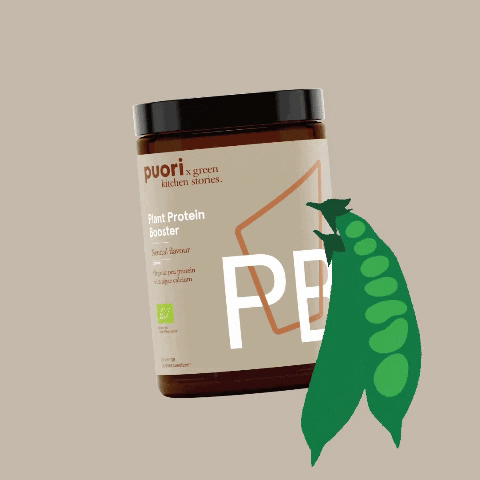 Puori pea protein puori puori x green kitchen stories plant protein booster GIF