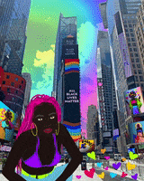 Black Lives Matter Rainbow GIF by Tyler Resty