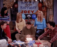 Happy Birthday GIF by Friends - Find & Share on GIPHY