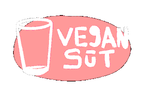 Veganmilk Sticker by Vegan Dükkan
