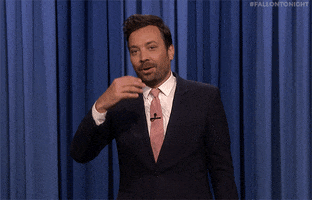 TV gif. A stubbly Jimmy Fallon does a facepalm, then looks around and rubs his face before turning back to us.
