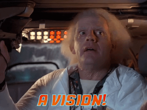 Doc Brown Vision GIF by Back to the Future Trilogy - Find & Share on GIPHY
