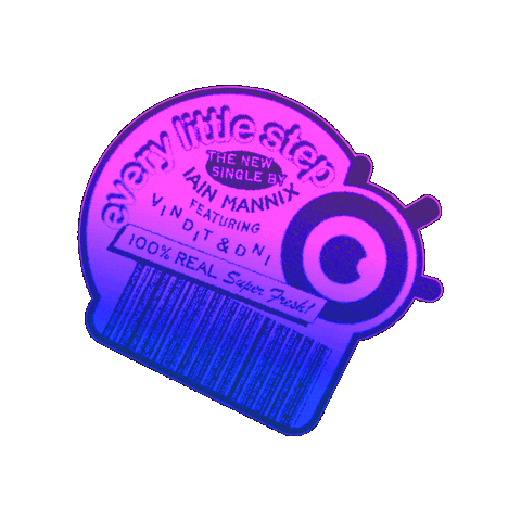Every Little Step Remix Sticker by Iain Mannix