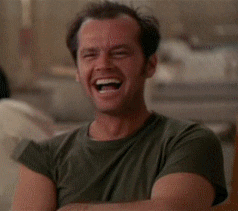 jack nicholson laughing GIF