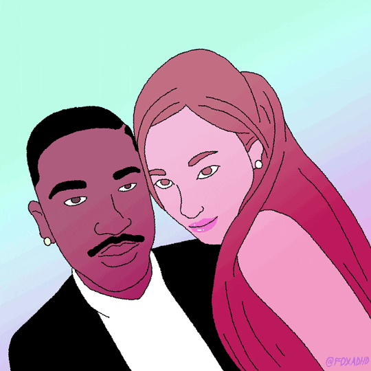 Interracial Cartoon Couple - Interracial couple GIFs - Get the best GIF on GIPHY