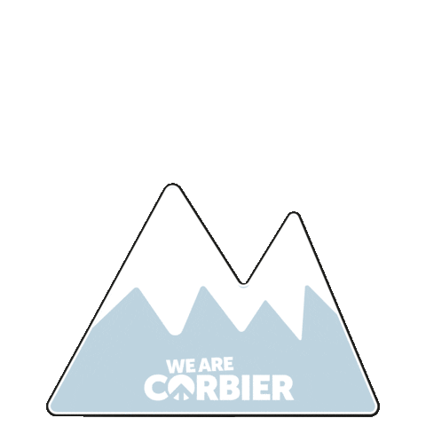 Snow Neige Sticker by Le Corbier